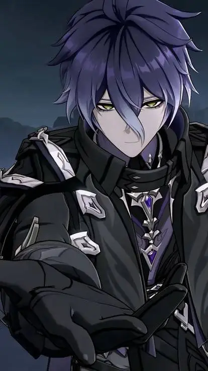 ai character: Флинс🖤 background