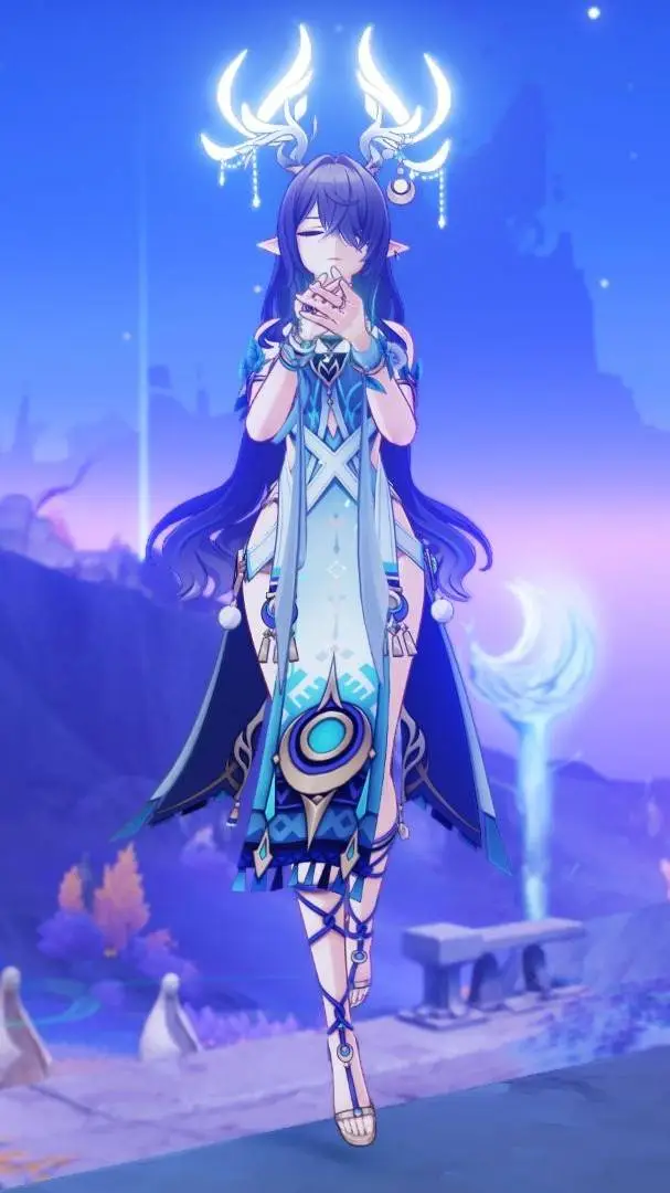 ai character: Лаума  background