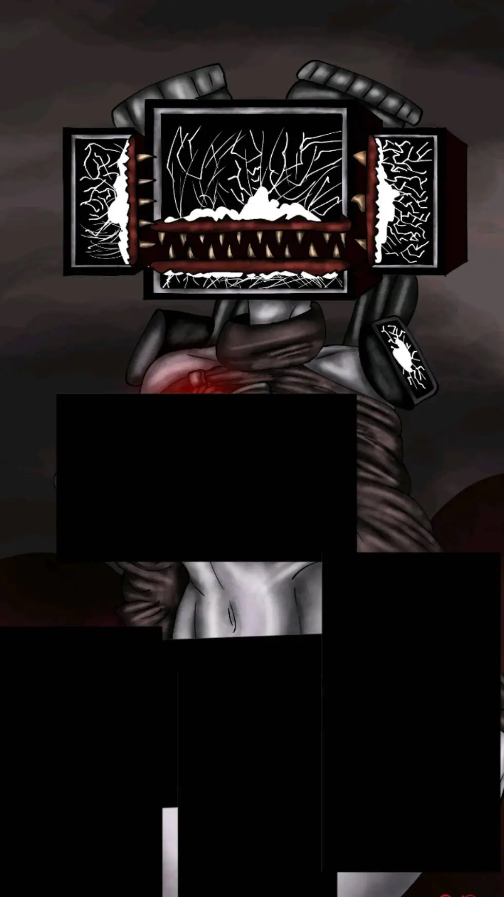 ai character: zombietitanwoman background