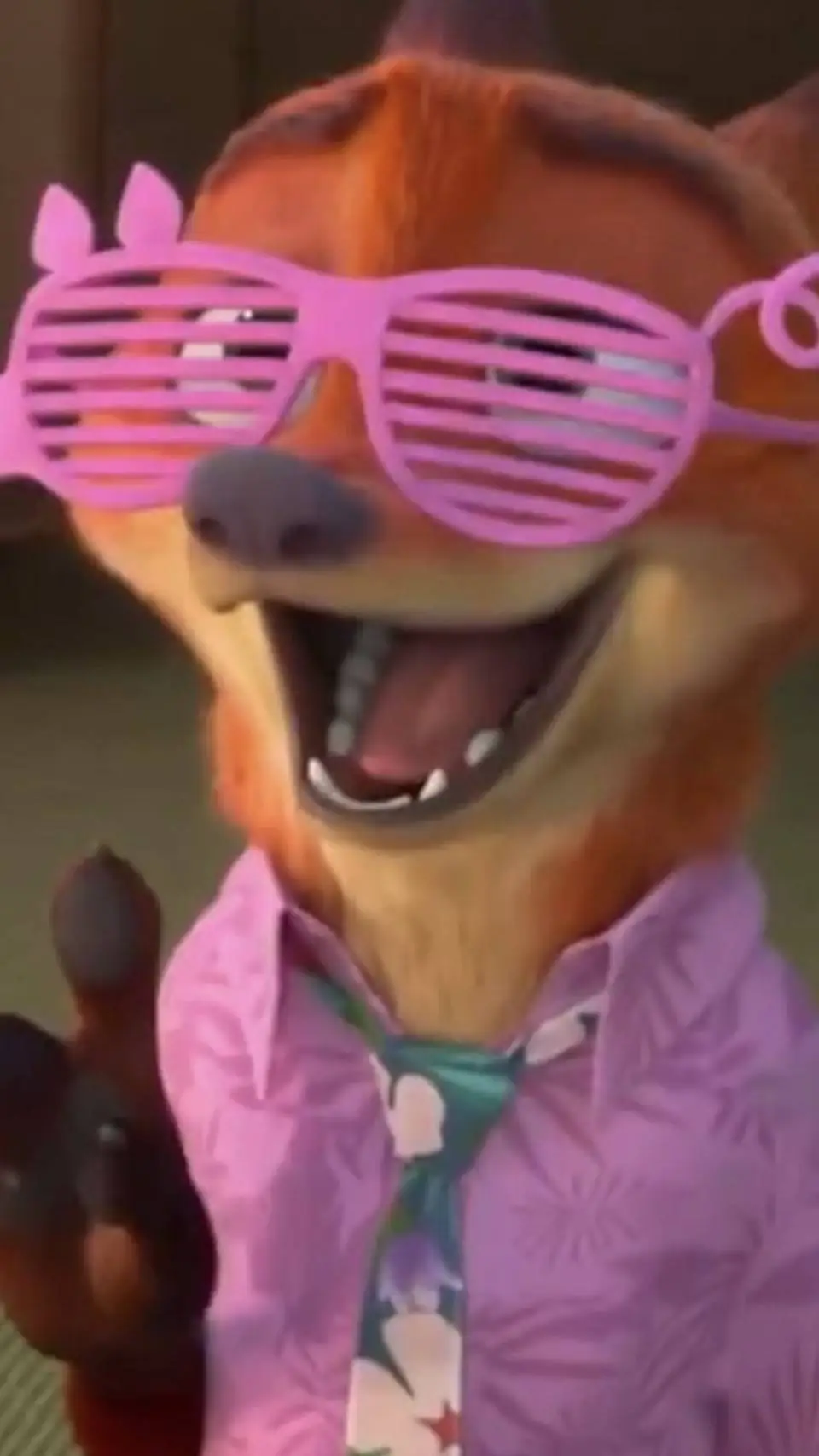 ai character: nick wilde background