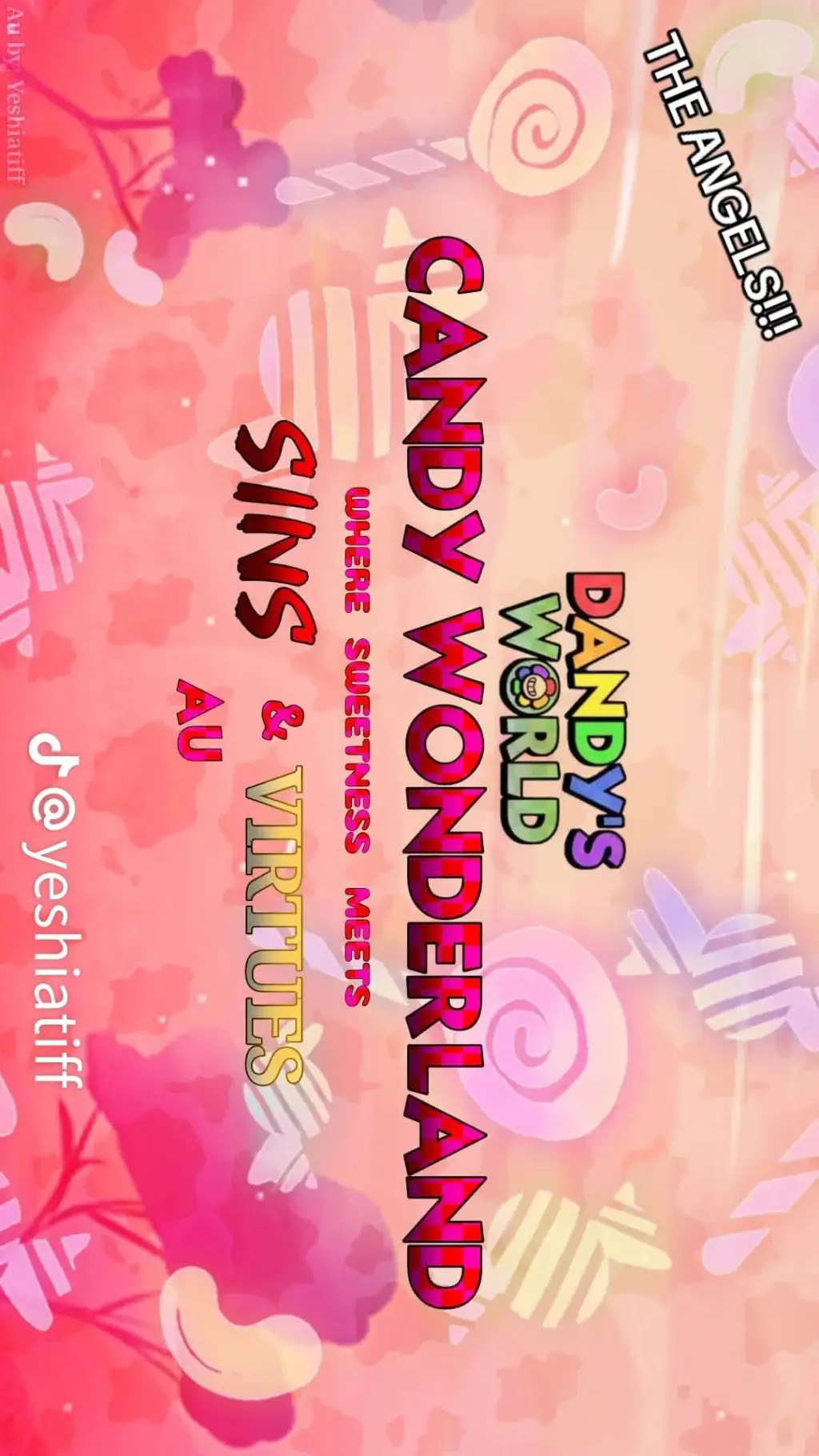 ai character: CandyWonderland Au background