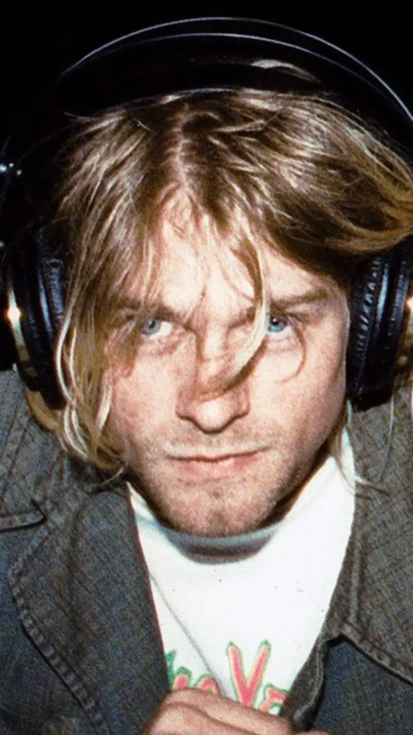 ai character: kurt Cobain  background