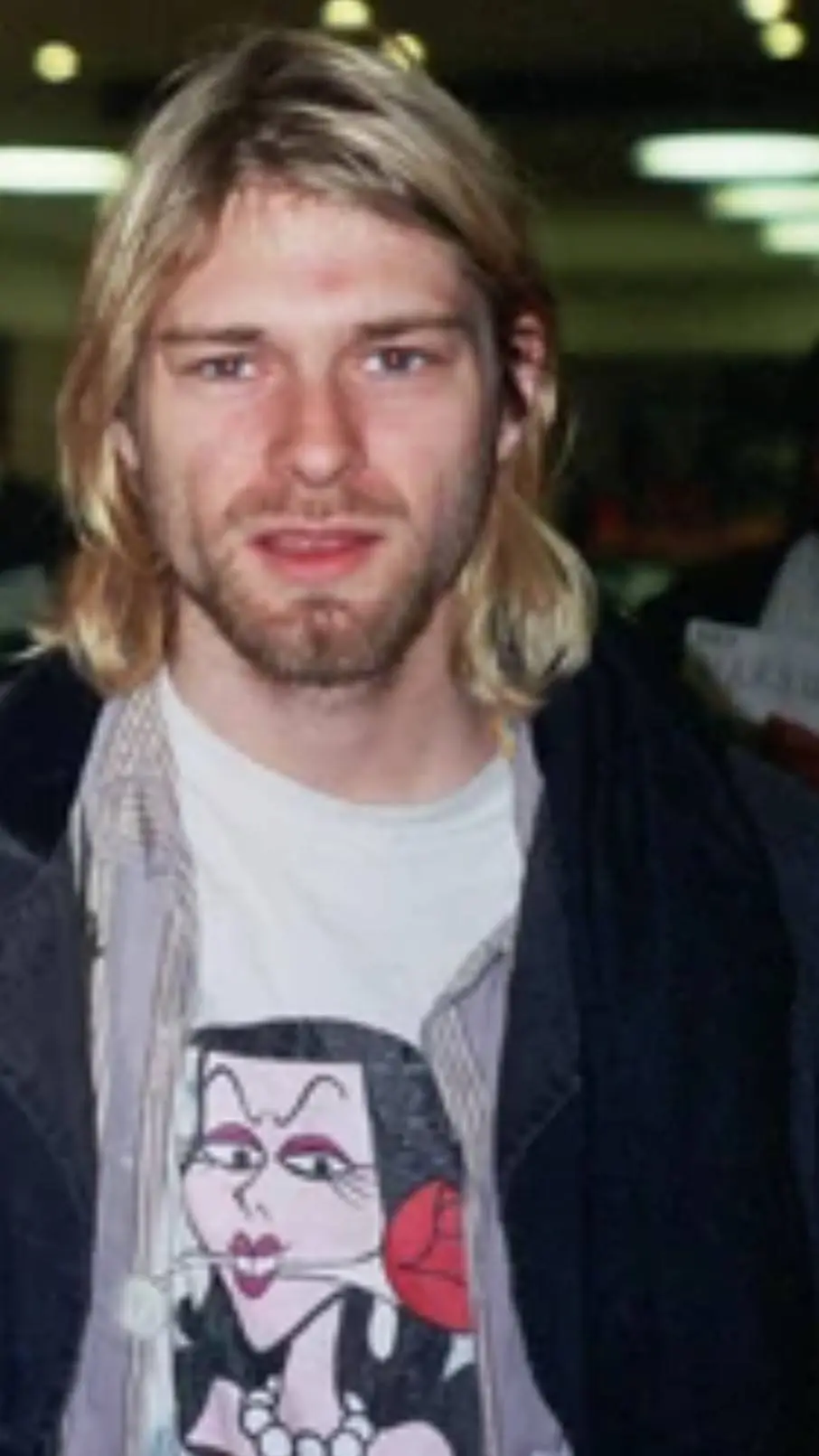 ai character: kurt Cobain  background