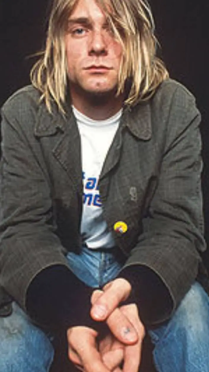 ai character: Kurt Cobain  background