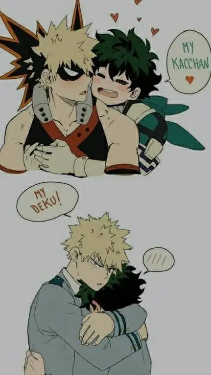ai character: BakuDeku  background