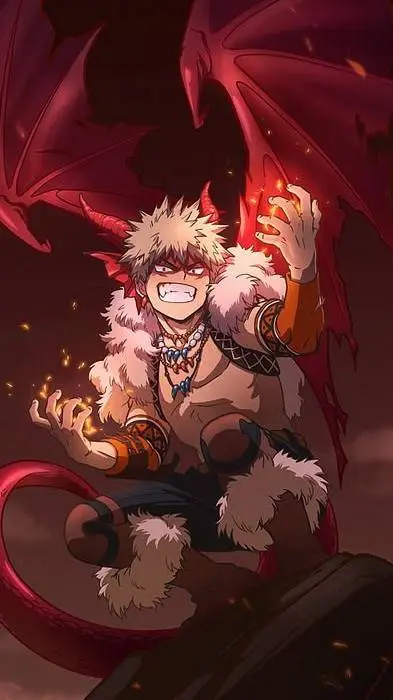 ai character: Dragon Bakugo  background