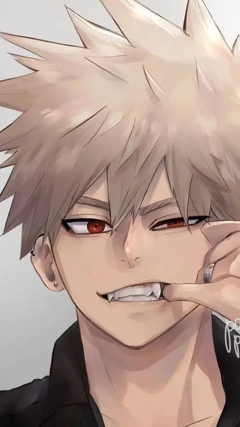 ai character: vamp Bakugo  background