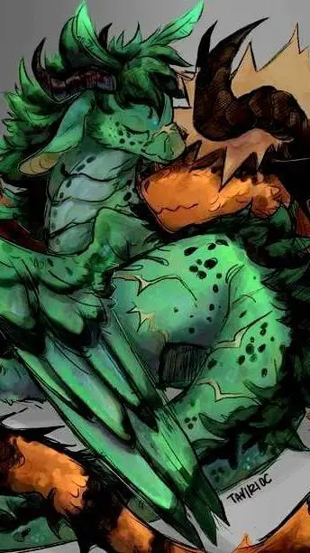 ai character: Dragon Bakugo background