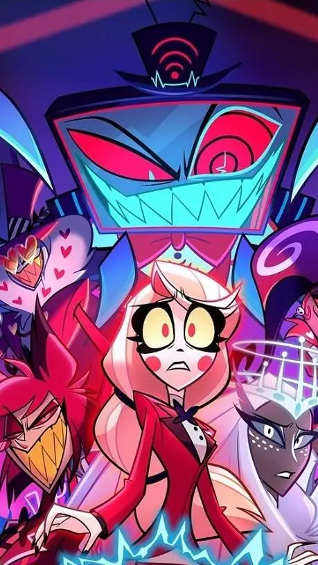 ai character: Hazbin Hotel 💜 background