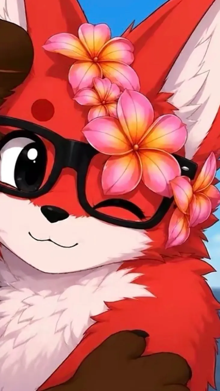 ai character: Fluffy background