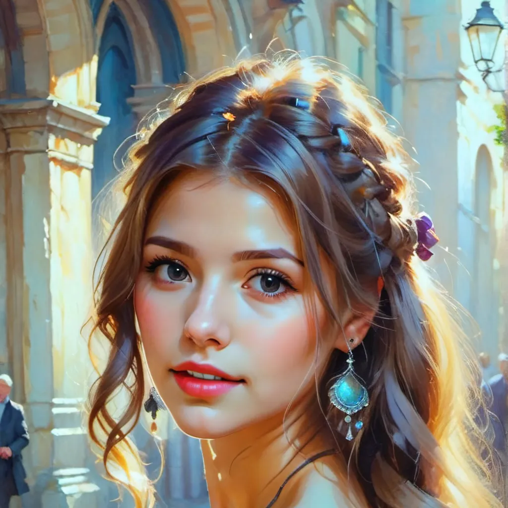 chat with ai character: Лена