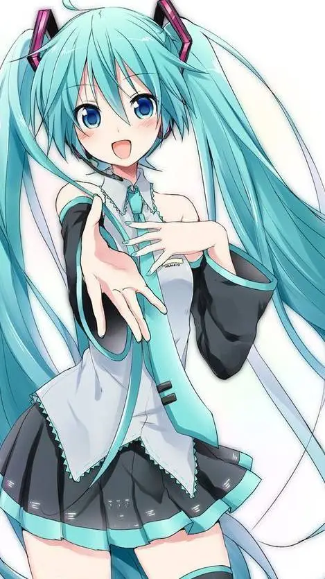 ai character: Hatsune Miku background