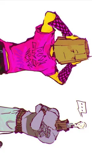 ai character: SkaterLight  background