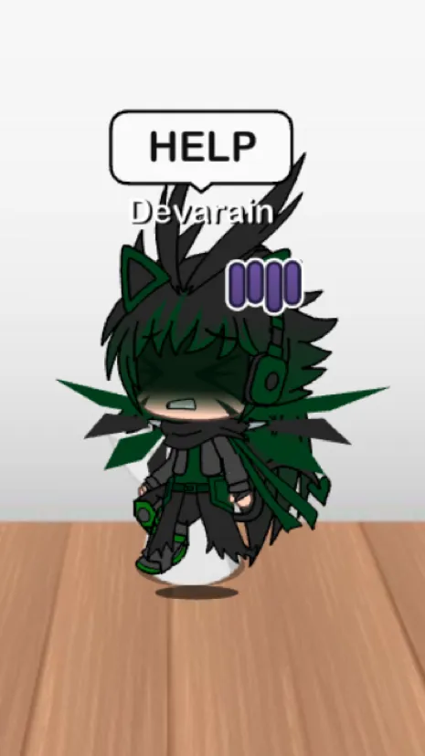 ai character: Devarain diarrhea! background