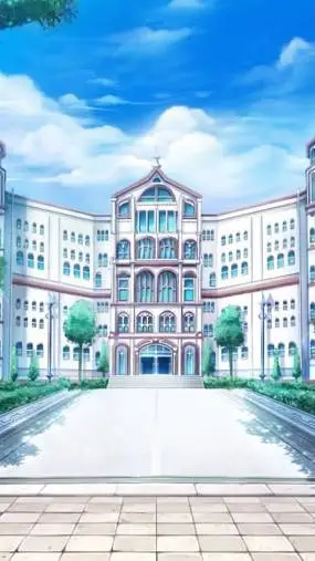 ai character: La escuela. background