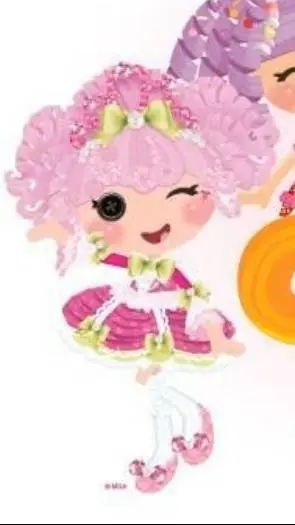 ai character: jewel sparkle background