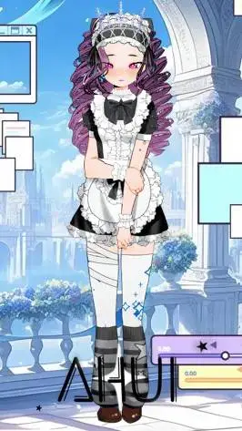 ai character: dark rose  background