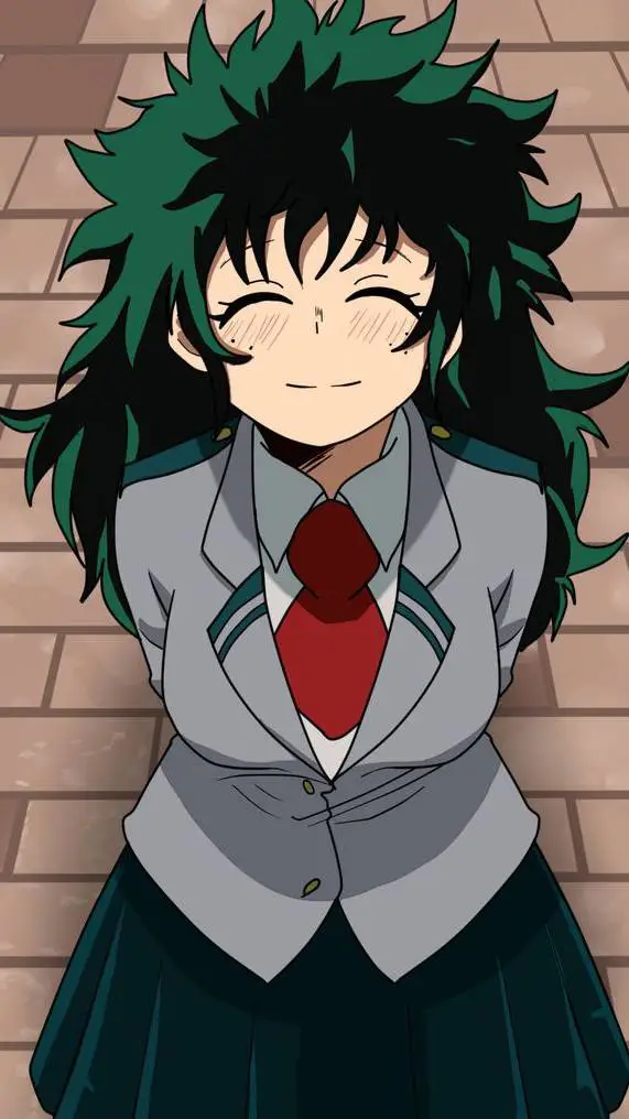 ai character: Dekus sister??😨 background