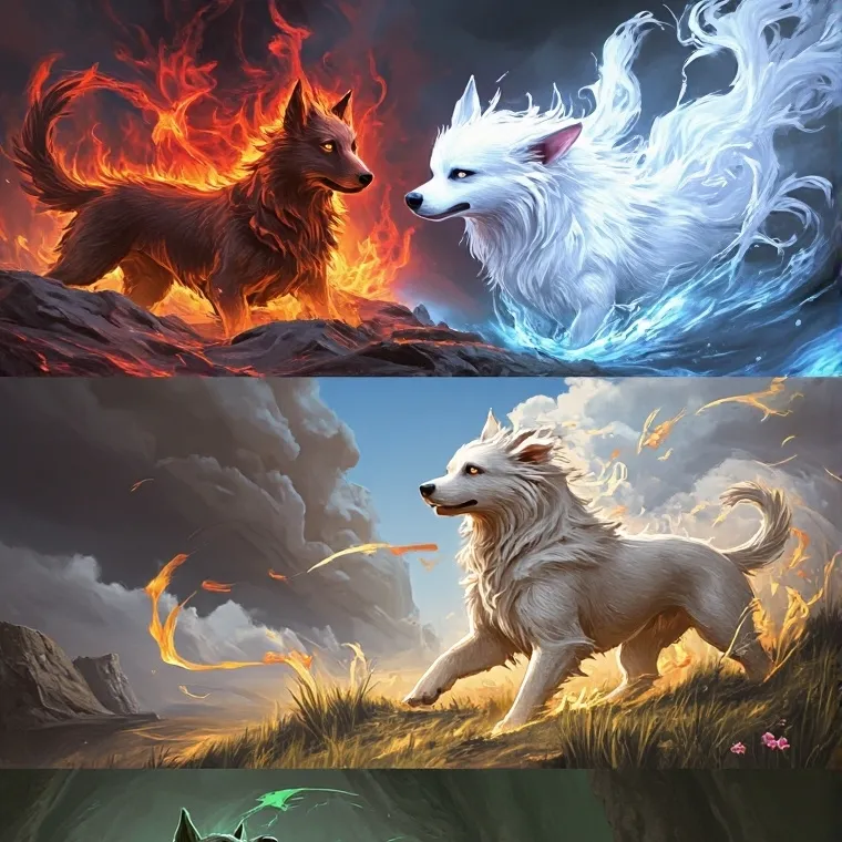 chat with ai character: the magic dogs.