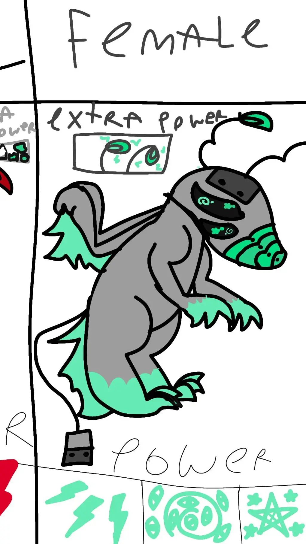 ai character: Harmork.  background
