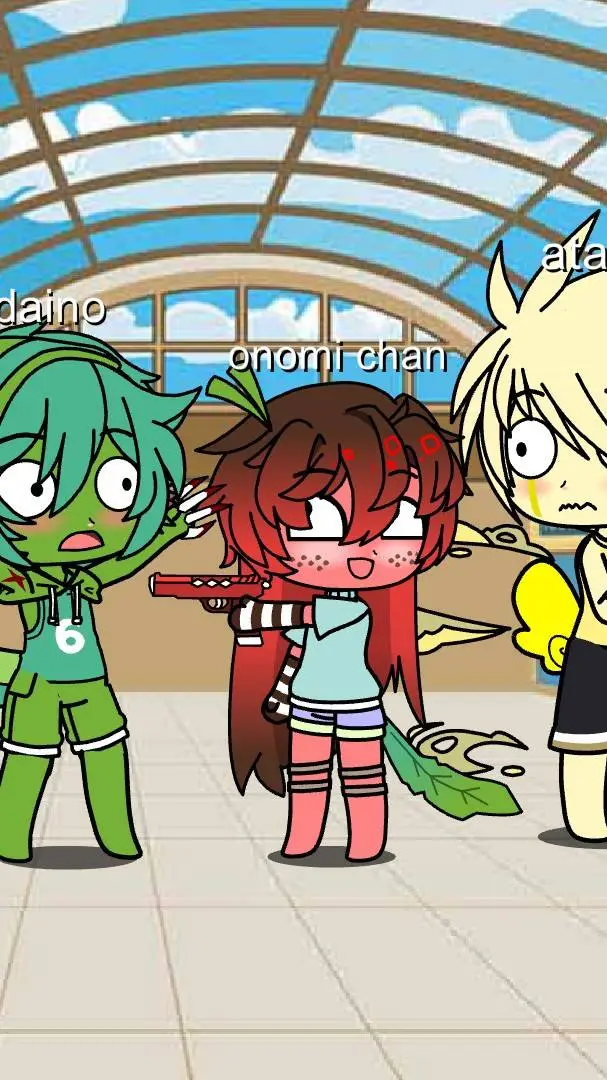 ai character: ❤️x💛x💚  background