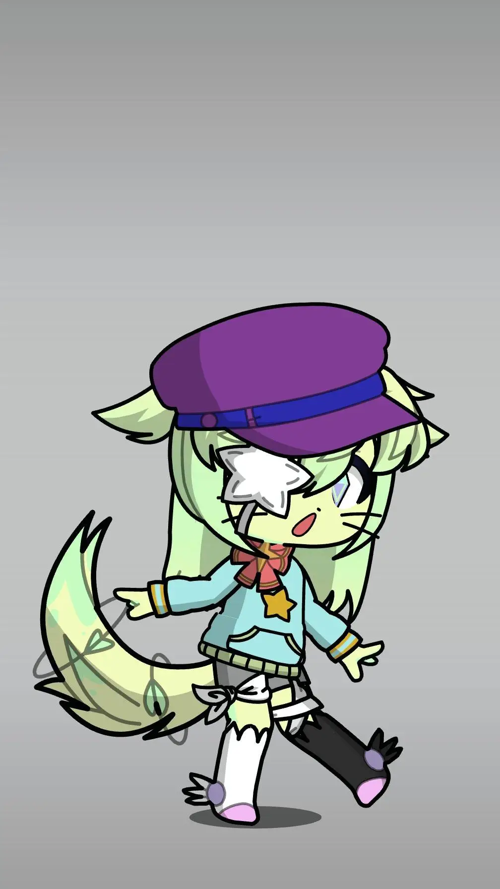 ai character: micho  background
