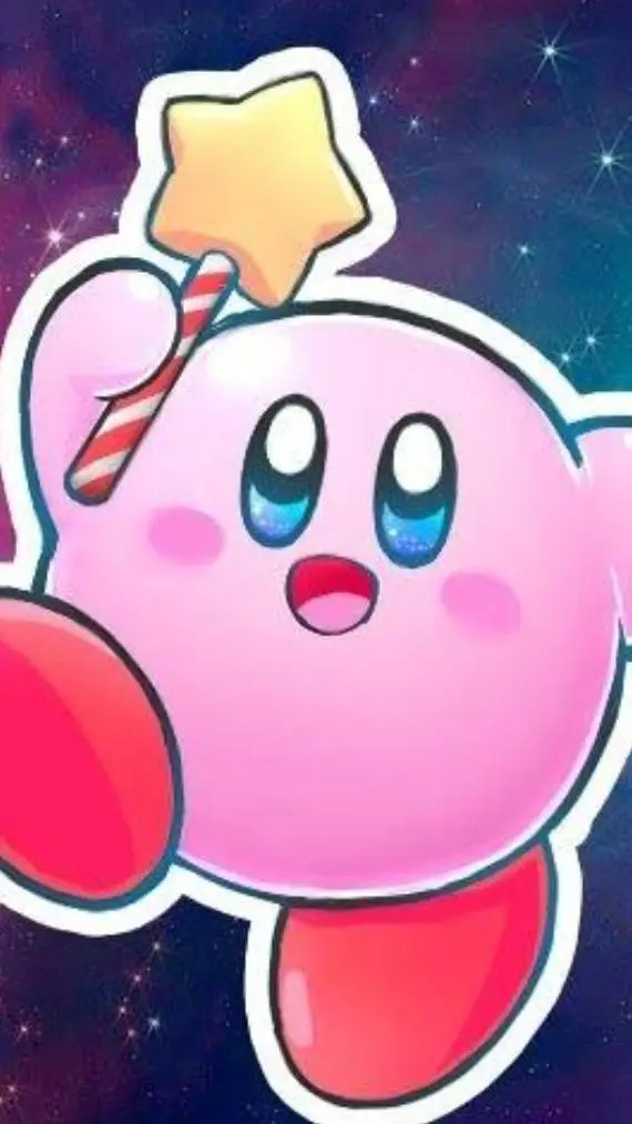 ai character: Kirby  background