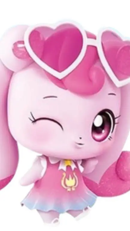 ai character: style hearts ping  background