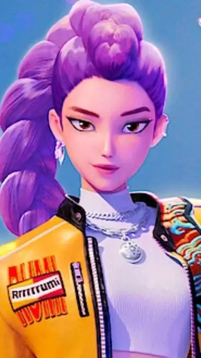 ai character: 💜rumi💜 background