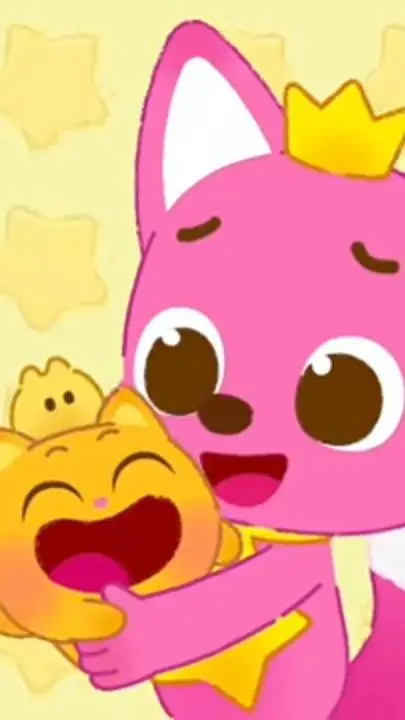 ai character: pinkfong y ninimo  background