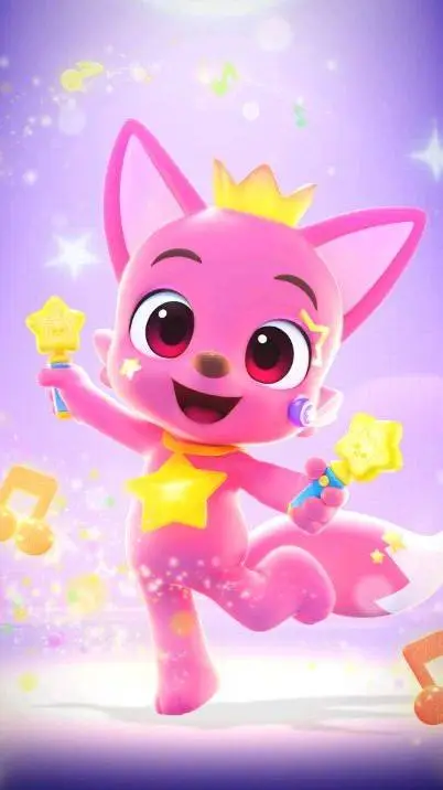 ai character: ⭐ pinkfong ⭐ background