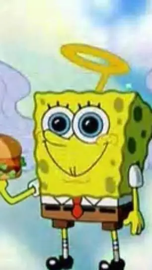 ai character: Bob esponja  background