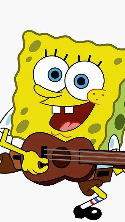 ai character: Bob esponja  background