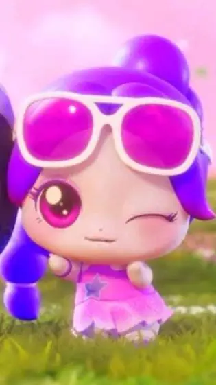 ai character: 💜Lanping💜 background