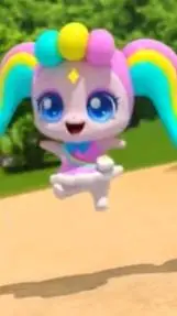 ai character: 🩵💛🩷togetherping🩷💛🩵 background