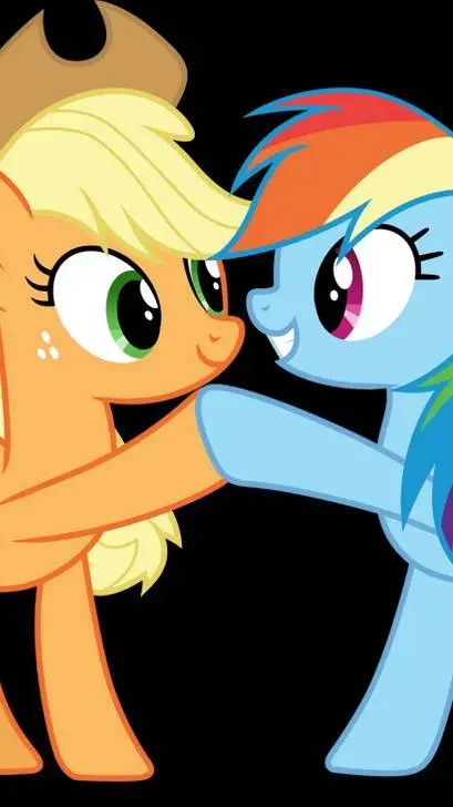 ai character: 🍎~Amigos~🌈 background