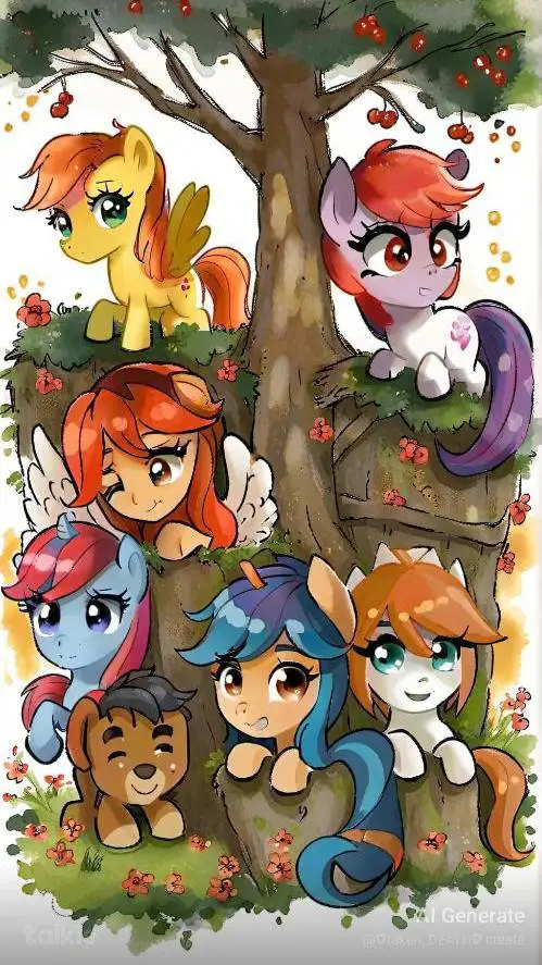 ai character: My Little Pony background