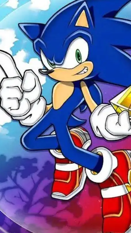 ai character: Sonic background