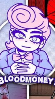 ai character: Harvey blood money background