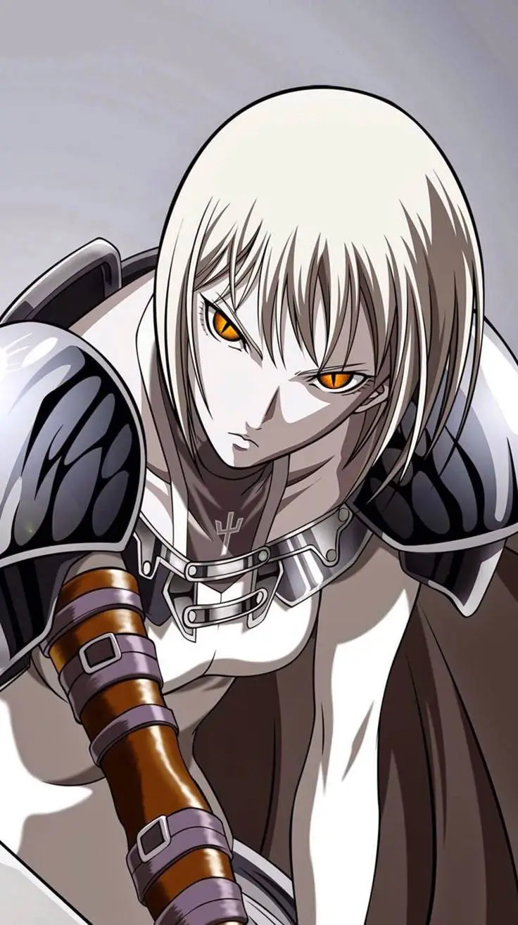ai character: clare claymore  background
