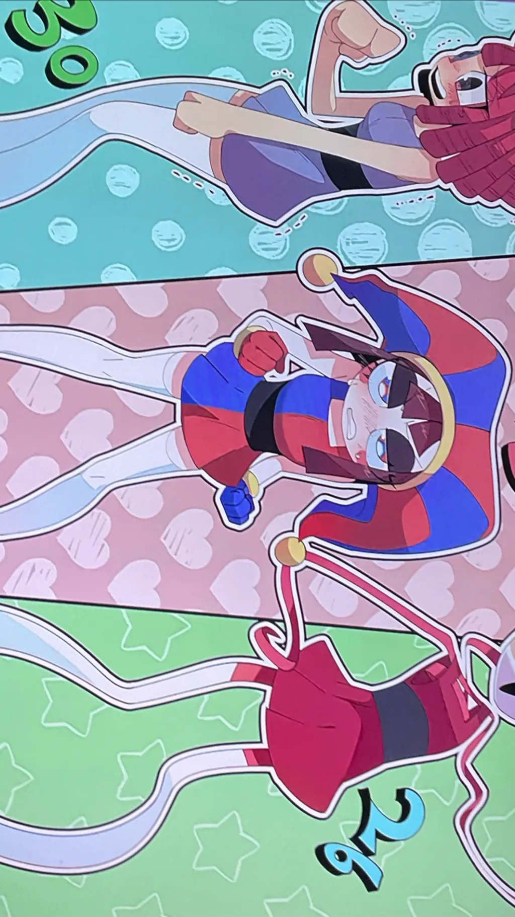 ai character: Regata and giggle background