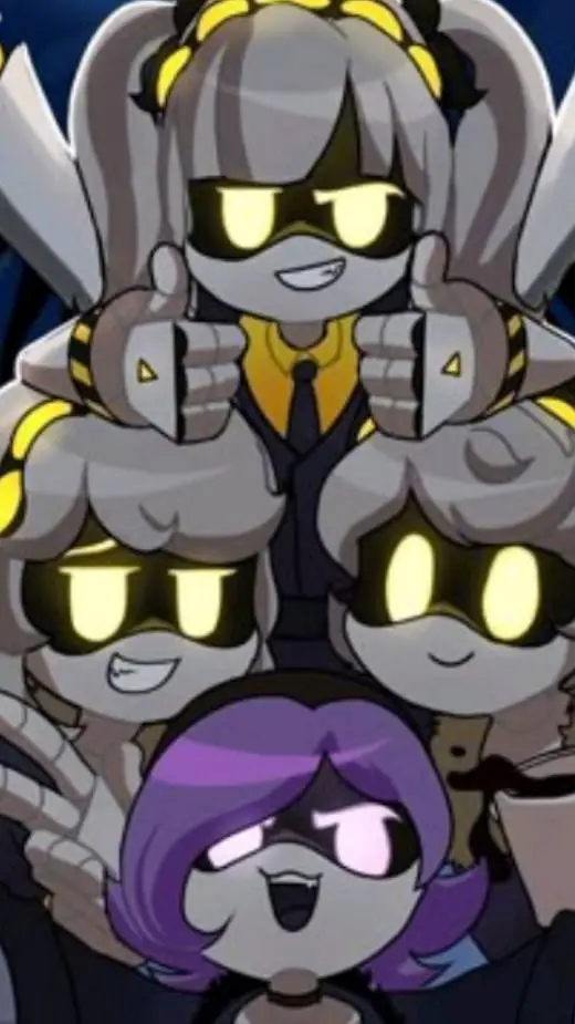 ai character: uzi N J V thad cyn background