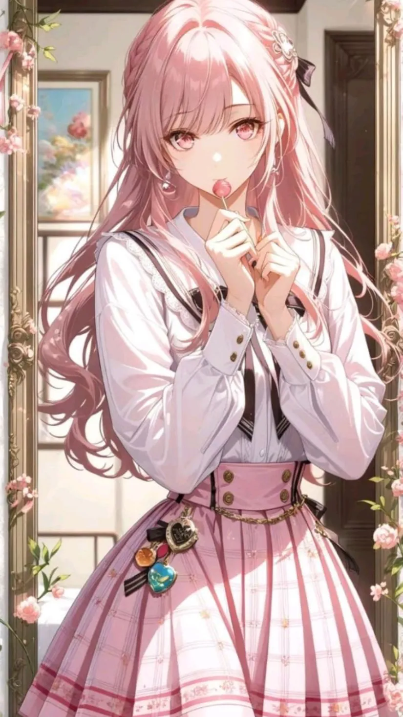 ai character: Candy nightgale background