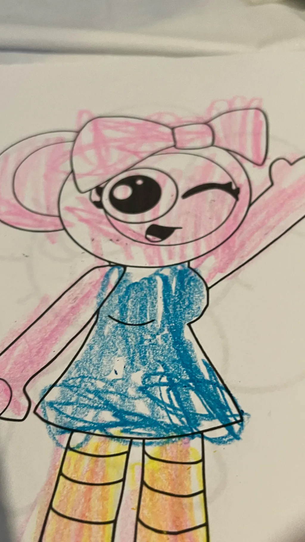 ai character: Poppy ￼  background