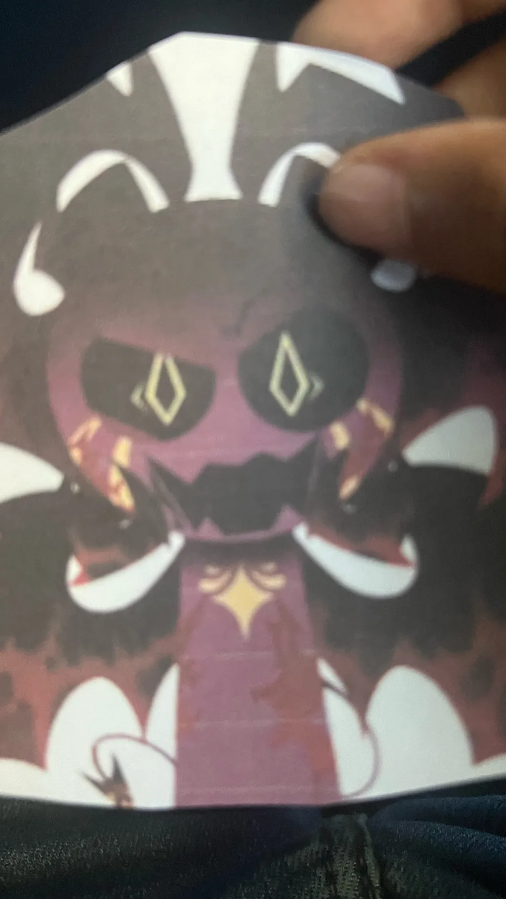 ai character: SPRUNKI Demon￼ background