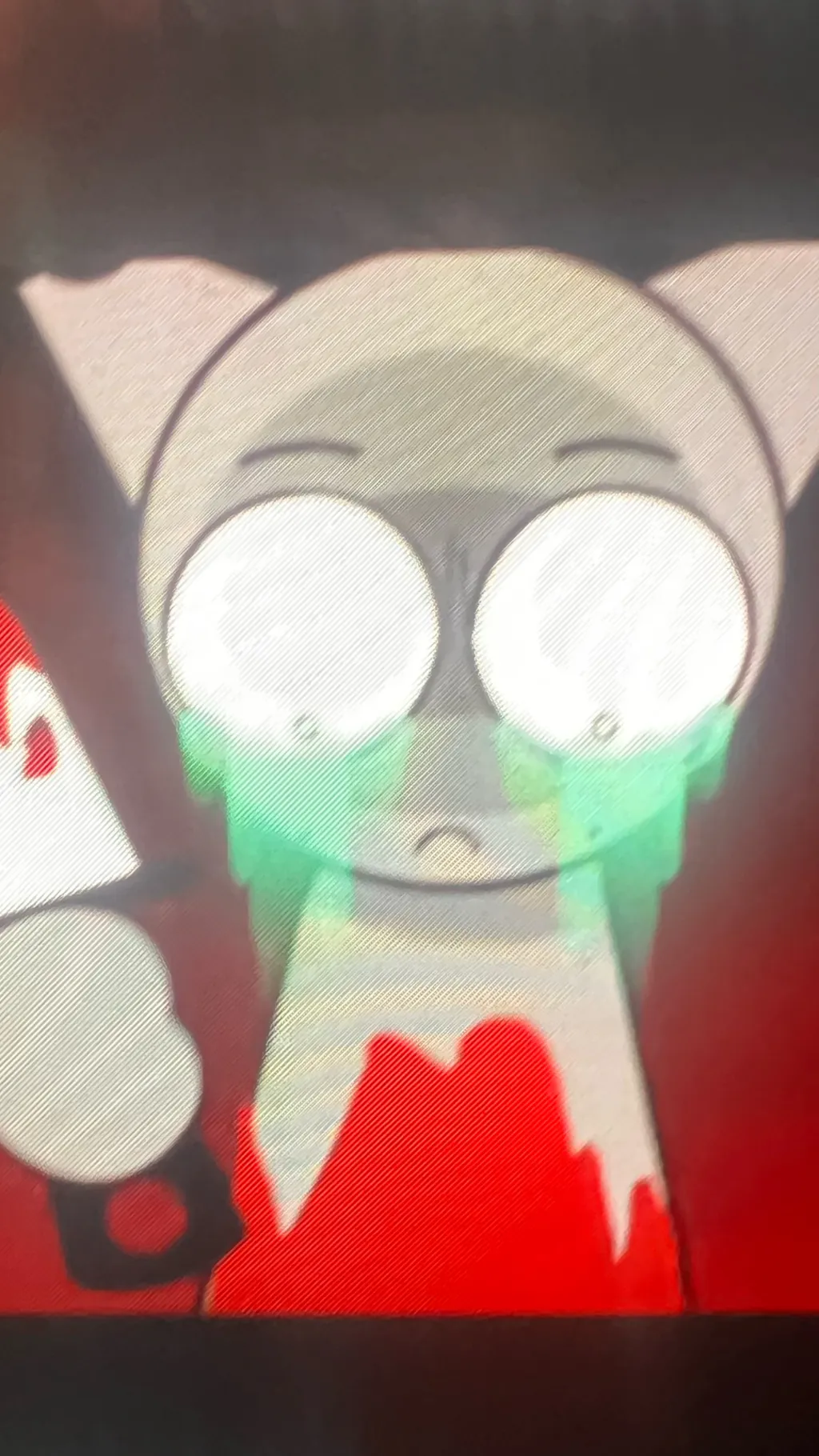 ai character: Sad sprunki background