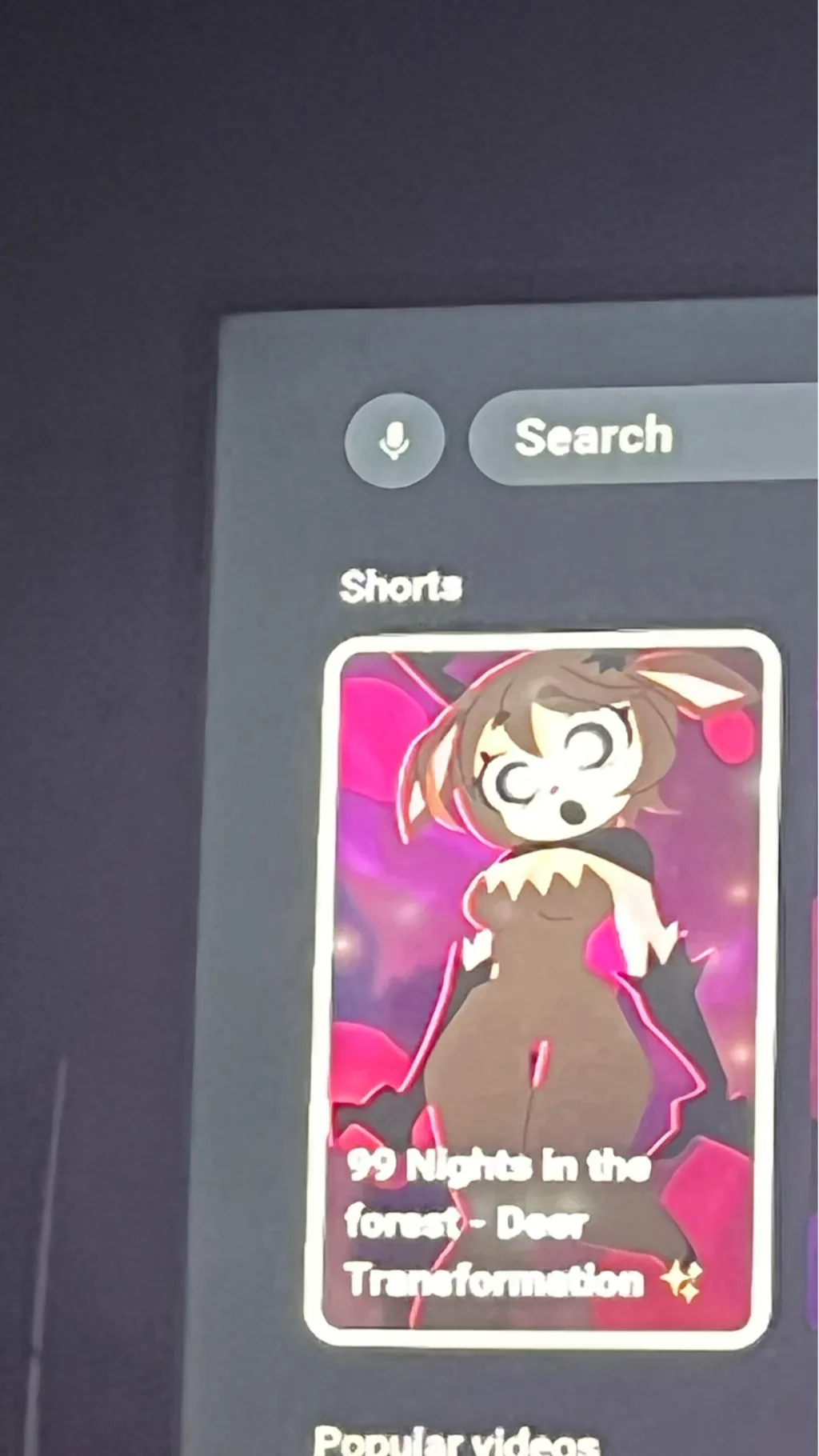 ai character: The dear  background