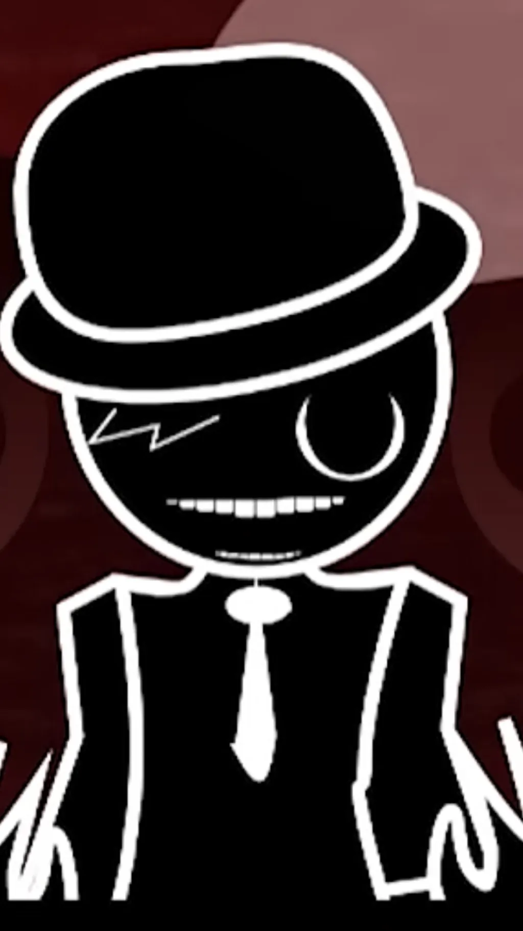 ai character: Black￼ background