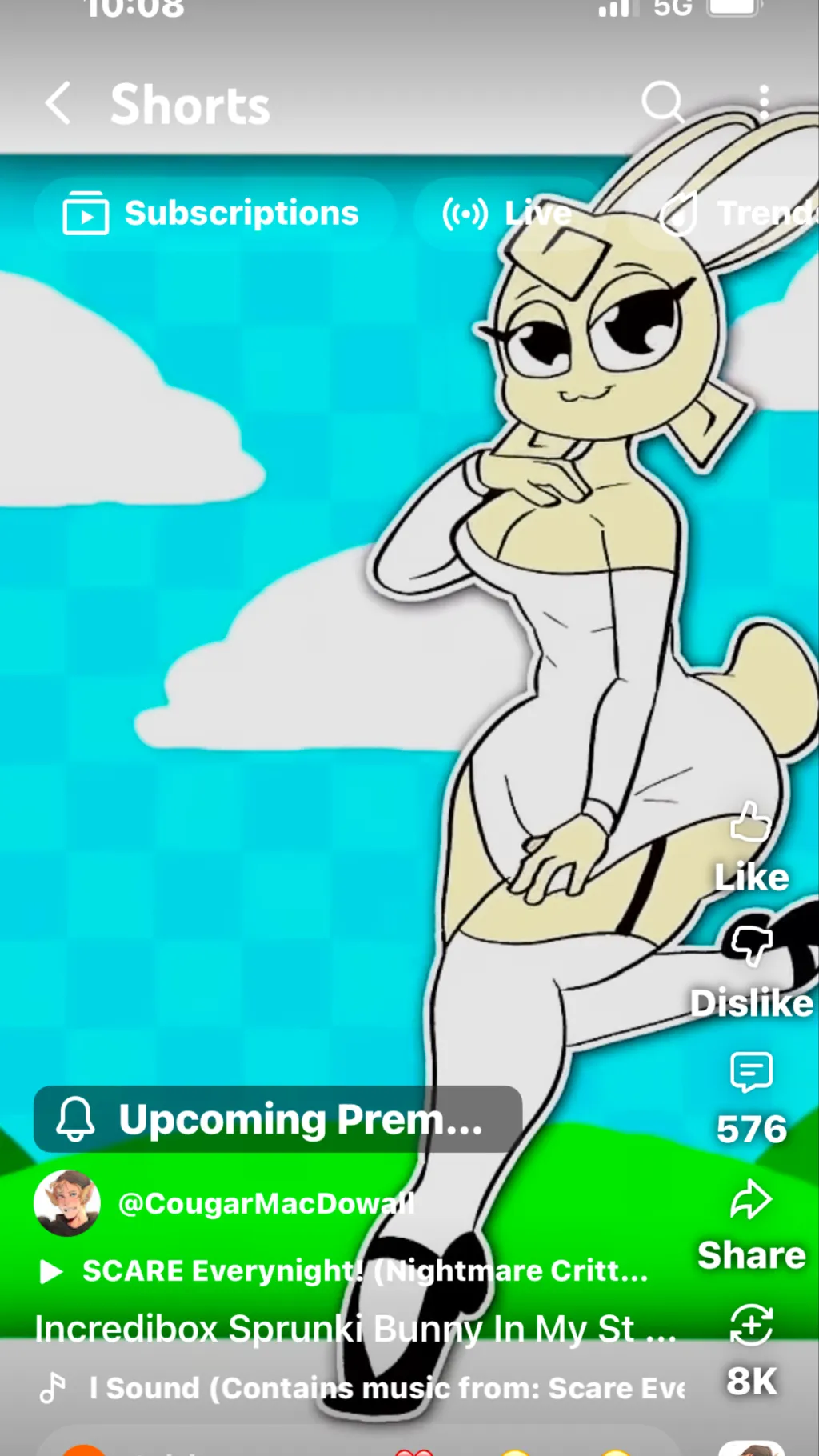 ai character: Bunny  background