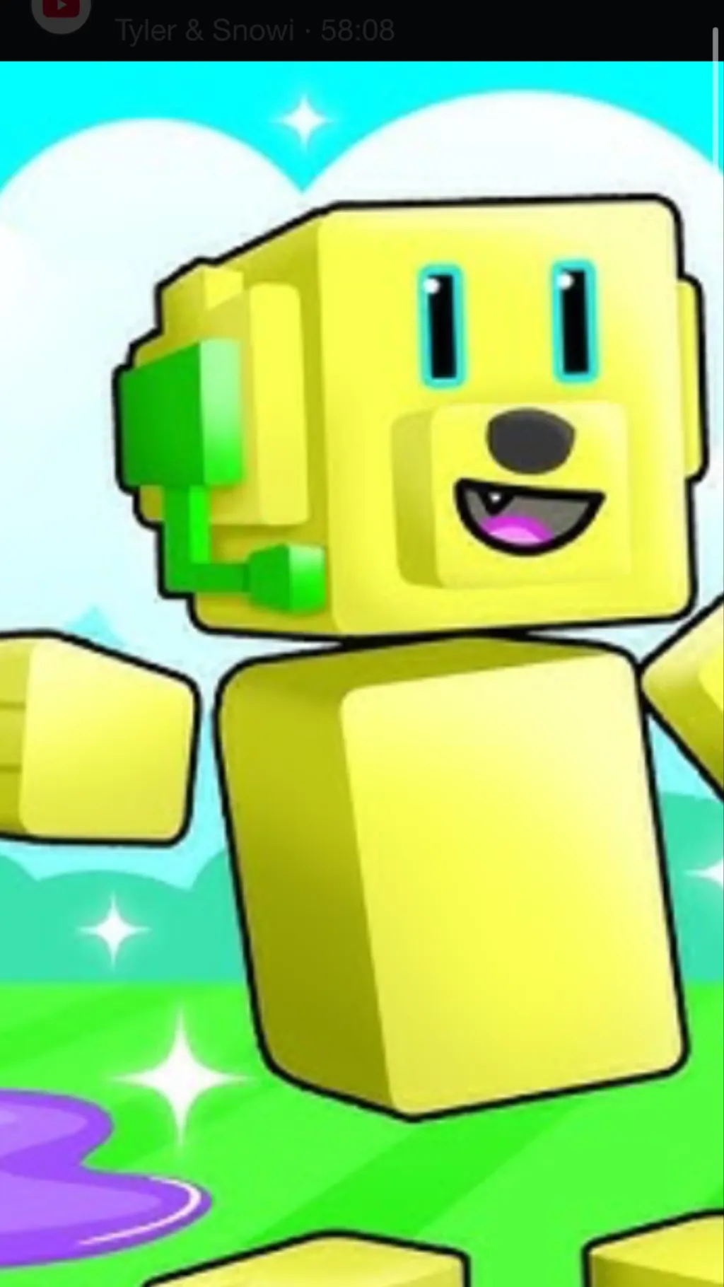 ai character: ￼ New YouTuber￼ background